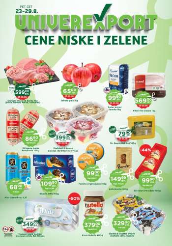 Univerexport katalog - 23.08.2024 - 29.08.2024.