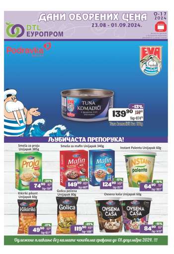 Europrom katalog - 23.08.2024 - 01.09.2024.