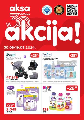 Aksa katalog - 30.08.2024 - 19.09.2024.