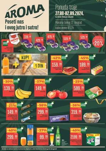 Aroma Market katalog - 27.08.2024 - 02.09.2024.