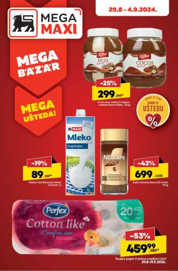 Mega Maxi katalog - 29.08.2024 - 04.09.2024.