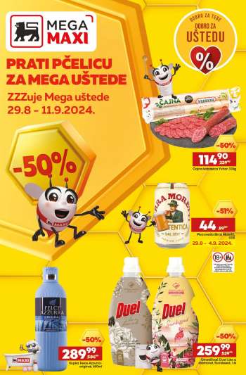 Mega Maxi katalog - 29.08.2024 - 11.09.2024.
