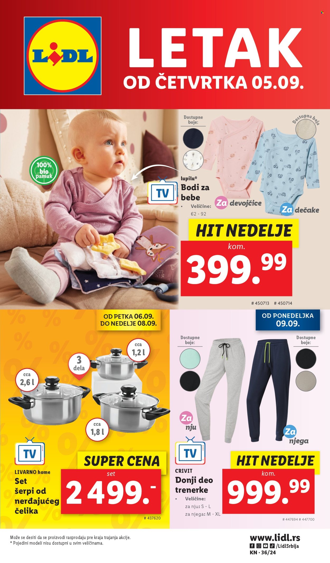 Lidl katalog - 05.09.2024 - 11.09.2024. Stranica 1