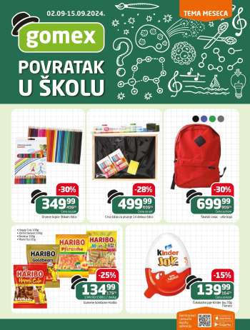 Gomex katalog - 02.09.2024 - 15.09.2024.
