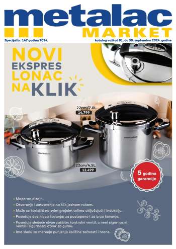 Metalac Market katalog - 01.09.2024 - 30.09.2024.