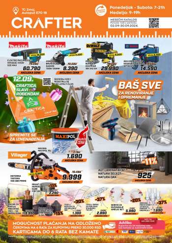 Crafter katalog - 02.09.2024 - 30.09.2024.