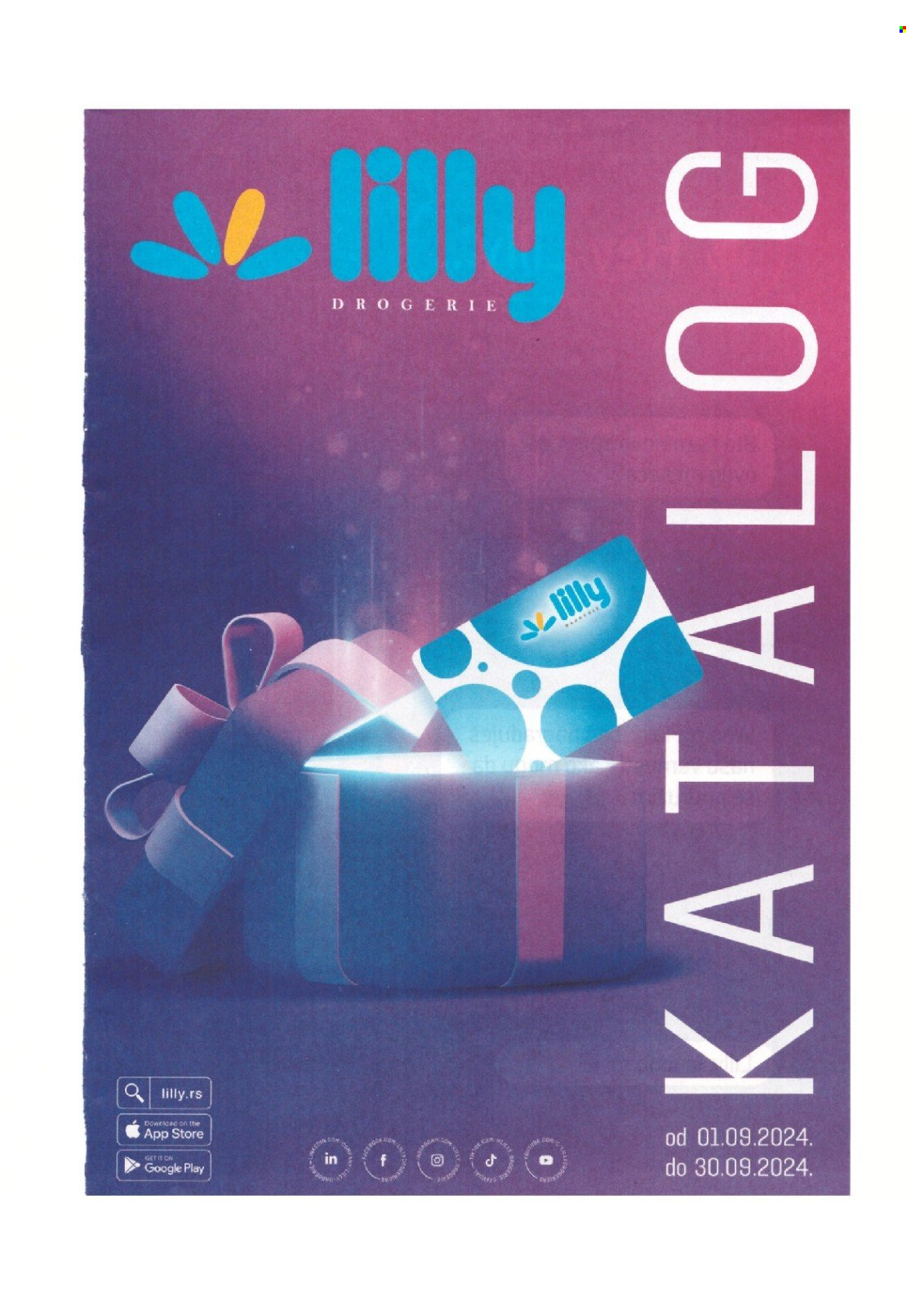 Lilly Drogerie katalog - 01.09.2024 - 30.09.2024. Stranica 1