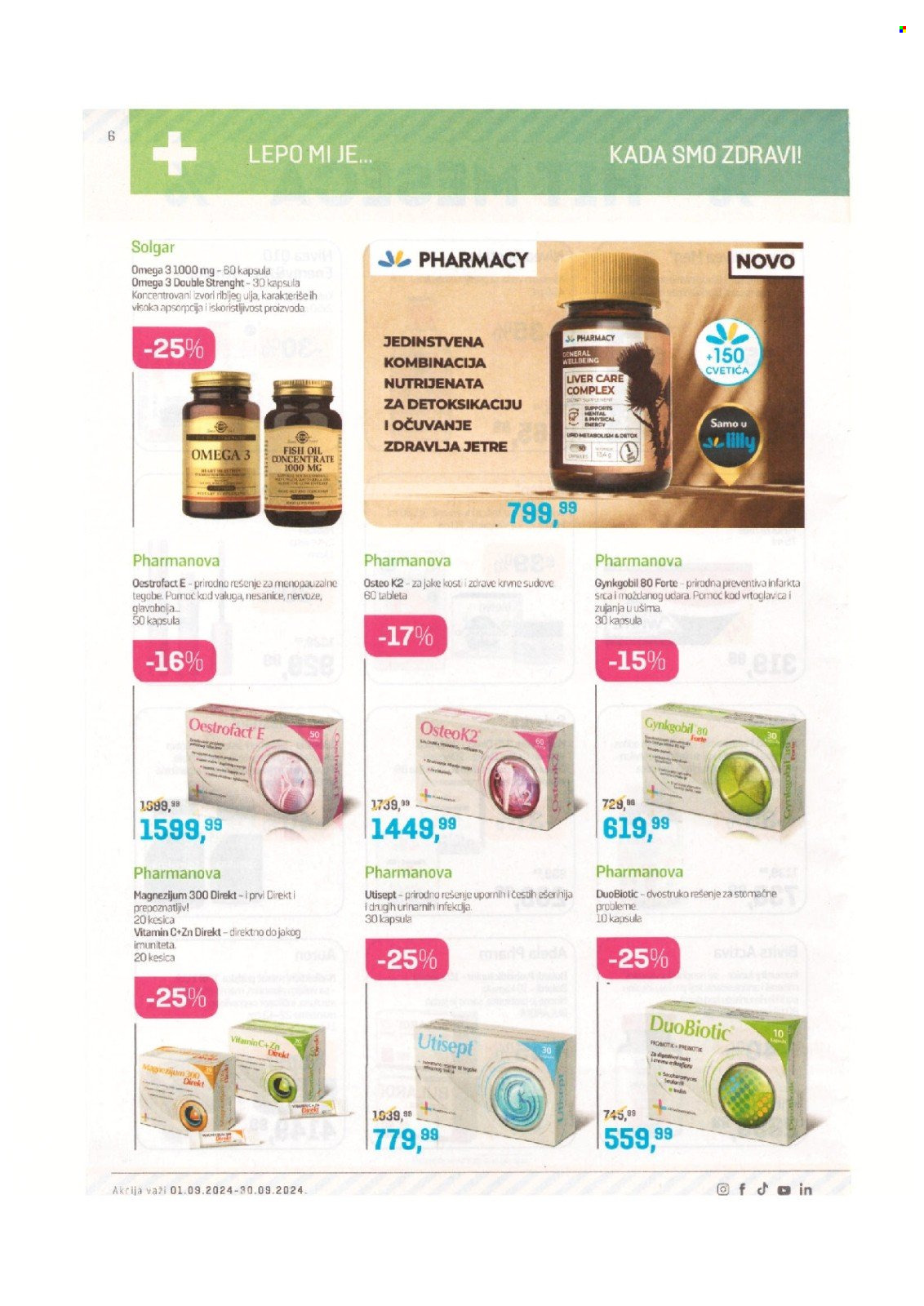 Lilly Drogerie katalog - 01.09.2024 - 30.09.2024. Stranica 6