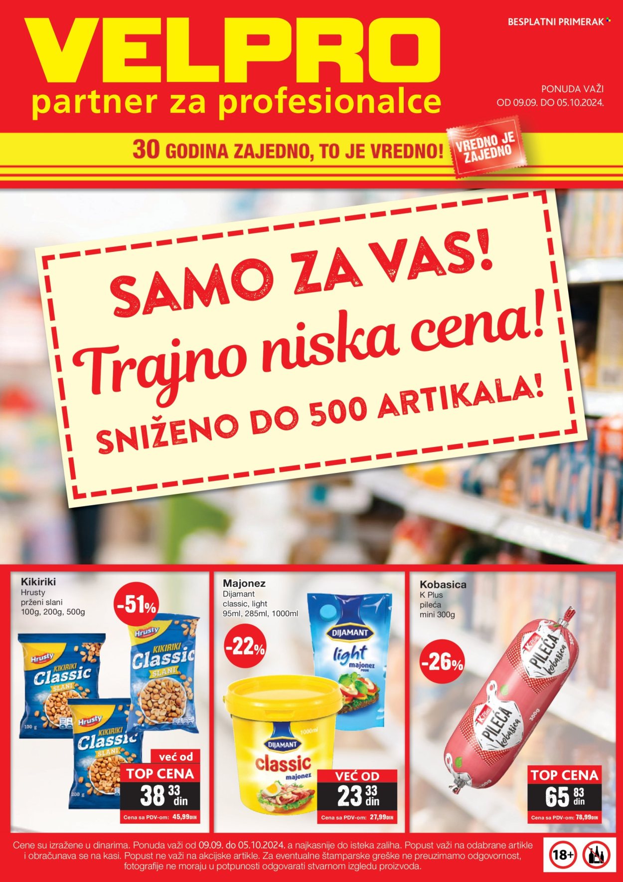 Velpro katalog - 09.09.2024 - 05.10.2024. Stranica 1