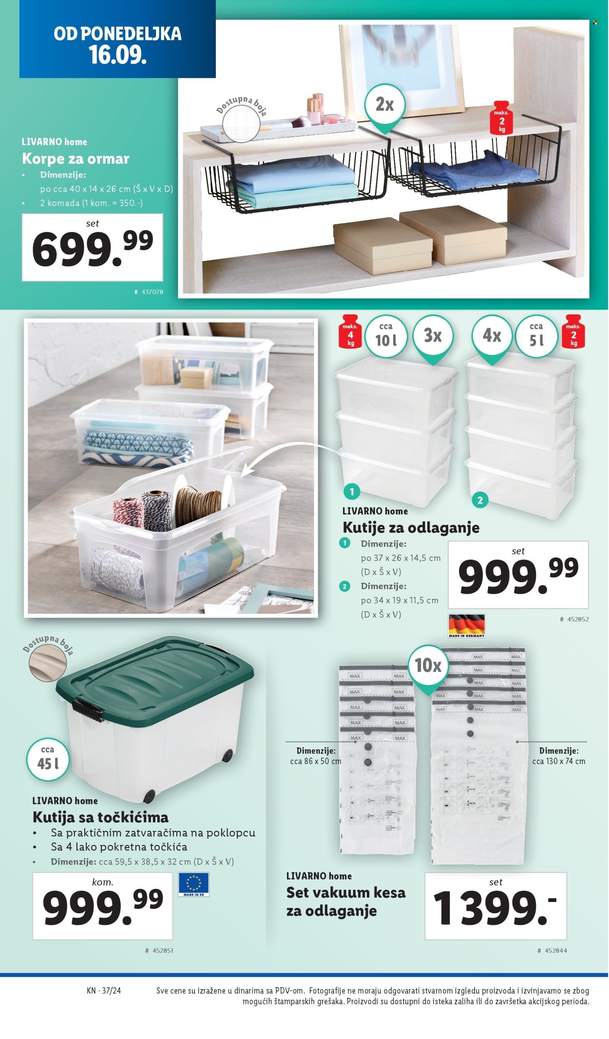 Lidl katalog - 12.09.2024 - 18.09.2024. Stranica 22