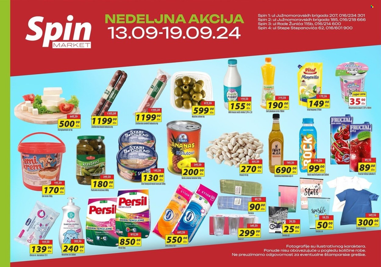 Spin Market katalog - 13.09.2024 - 19.09.2024. Stranica 1