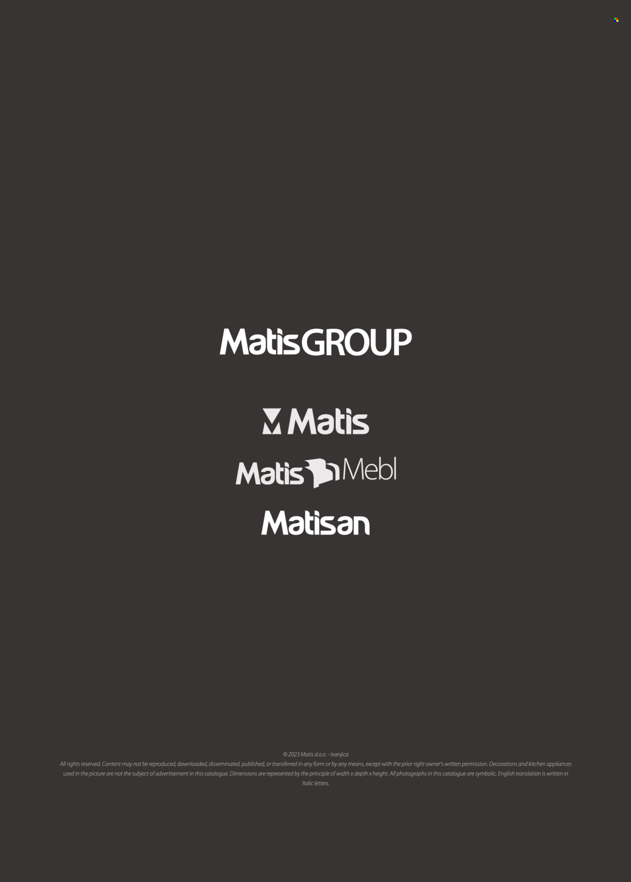 Matis katalog. Stranica 3