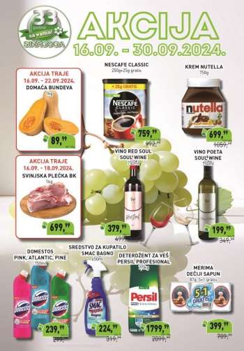 Sinagoga katalog - 16.09.2024 - 30.09.2024.