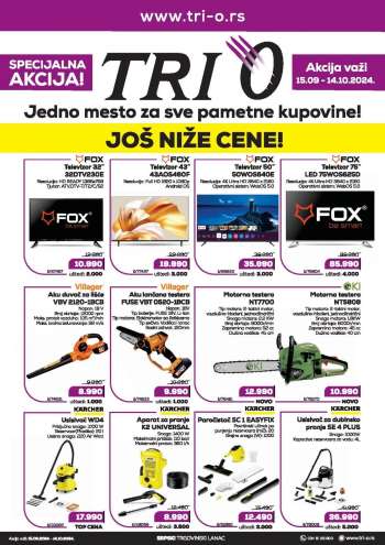 Tri O katalog - 15.09.2024 - 14.10.2024.