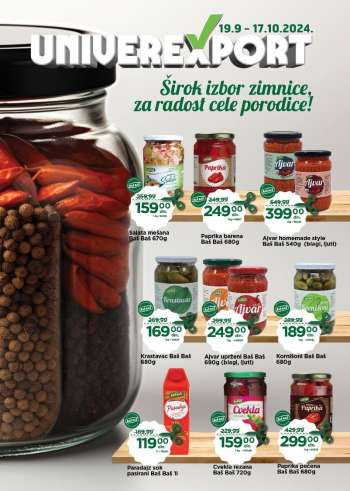 Univerexport katalog - 19.09.2024 - 17.10.2024.