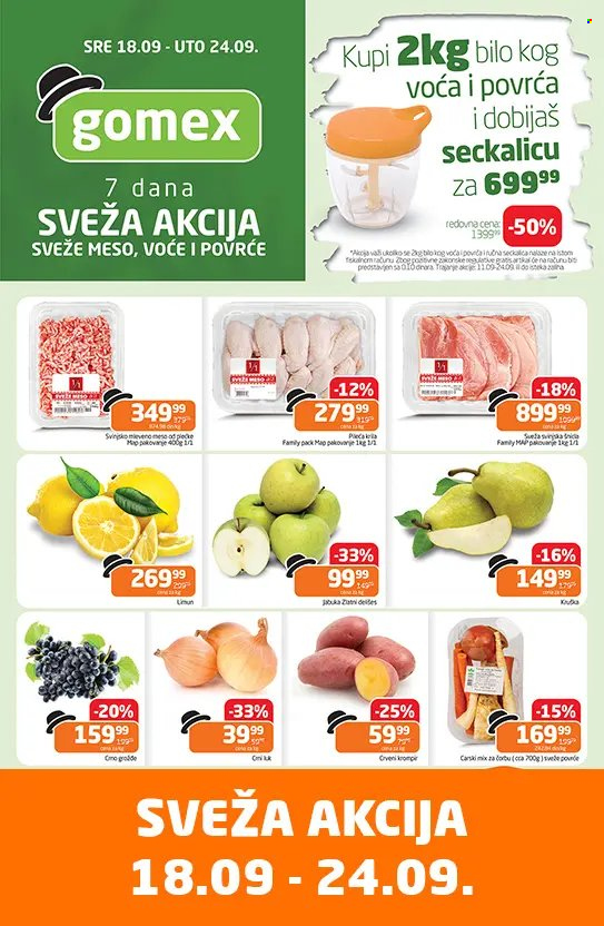 Gomex katalog - 18.09.2024 - 24.09.2024. Stranica 1