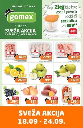 Gomex katalog - 18.09.2024 - 24.09.2024.