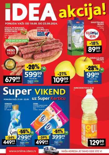 Idea katalog - 19.09.2024 - 25.09.2024.