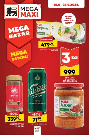 Mega Maxi katalog - 19.09.2024 - 25.09.2024.