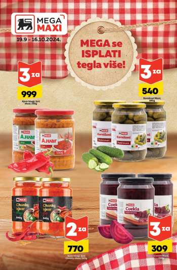 Mega Maxi katalog - 19.09.2024 - 16.10.2024.