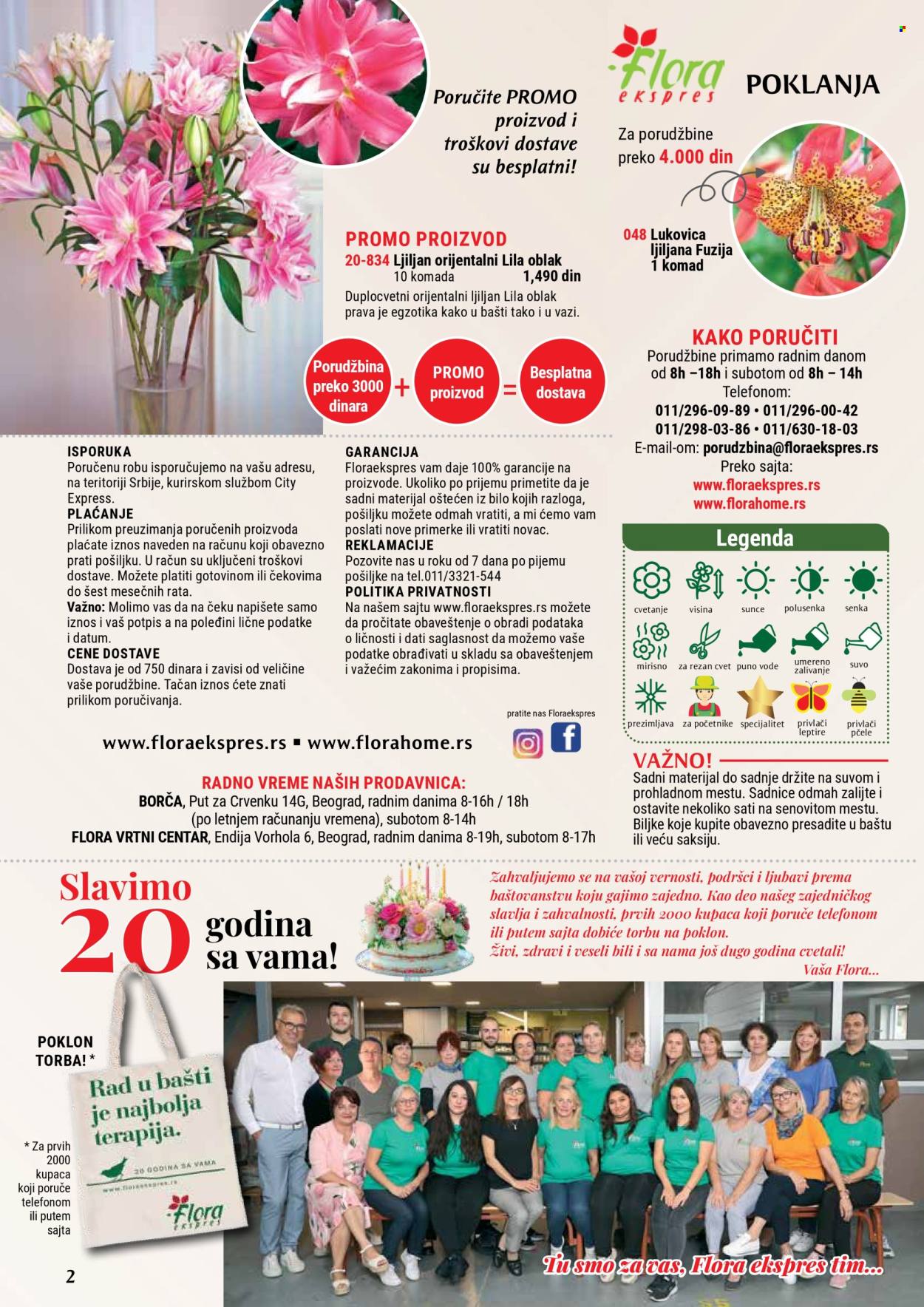 Flora Ekspres katalog. Stranica 2