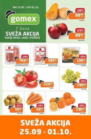 Gomex katalog - 25.09.2024 - 01.10.2024.