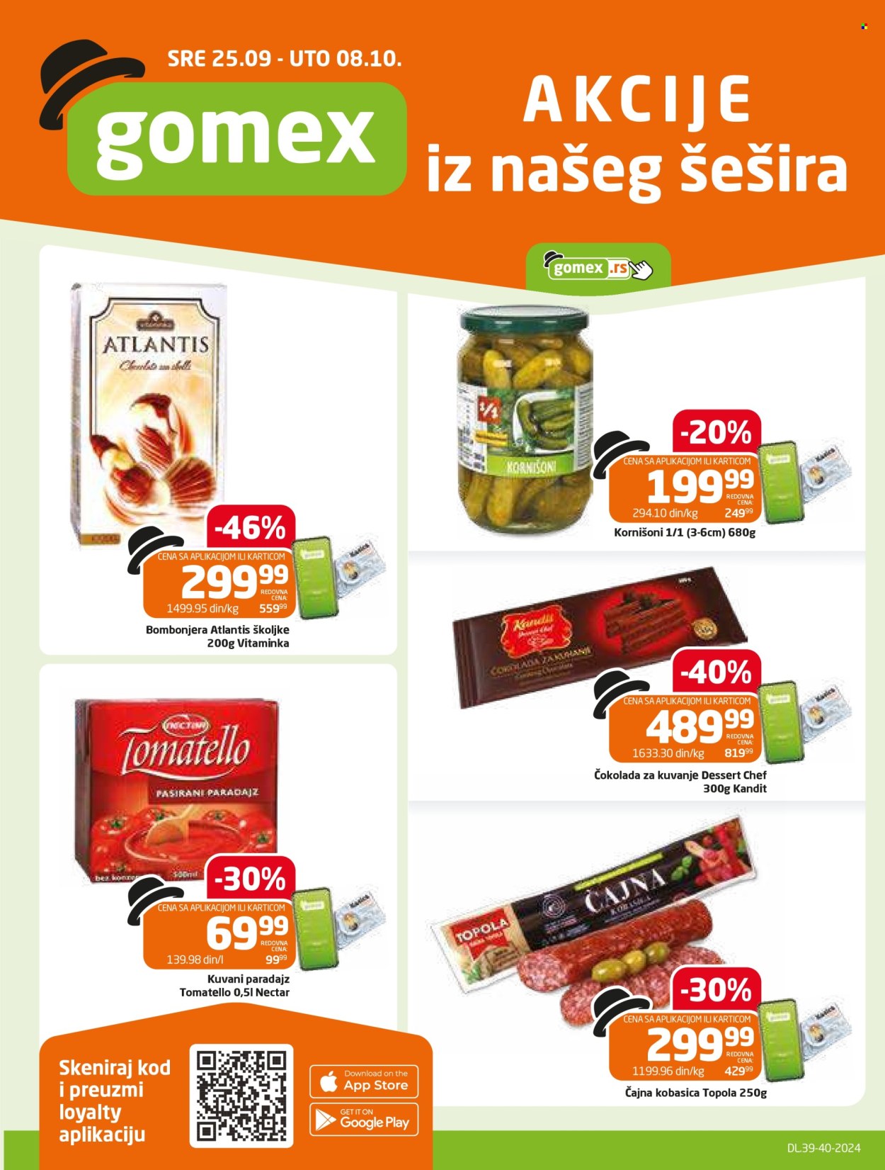 Gomex katalog - 25.09.2024 - 08.10.2024. Stranica 1