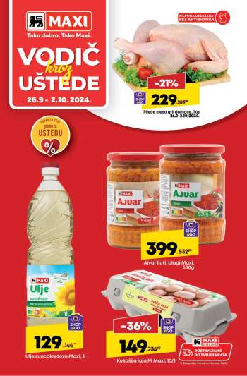 Maxi katalog - 26.09.2024 - 02.10.2024.