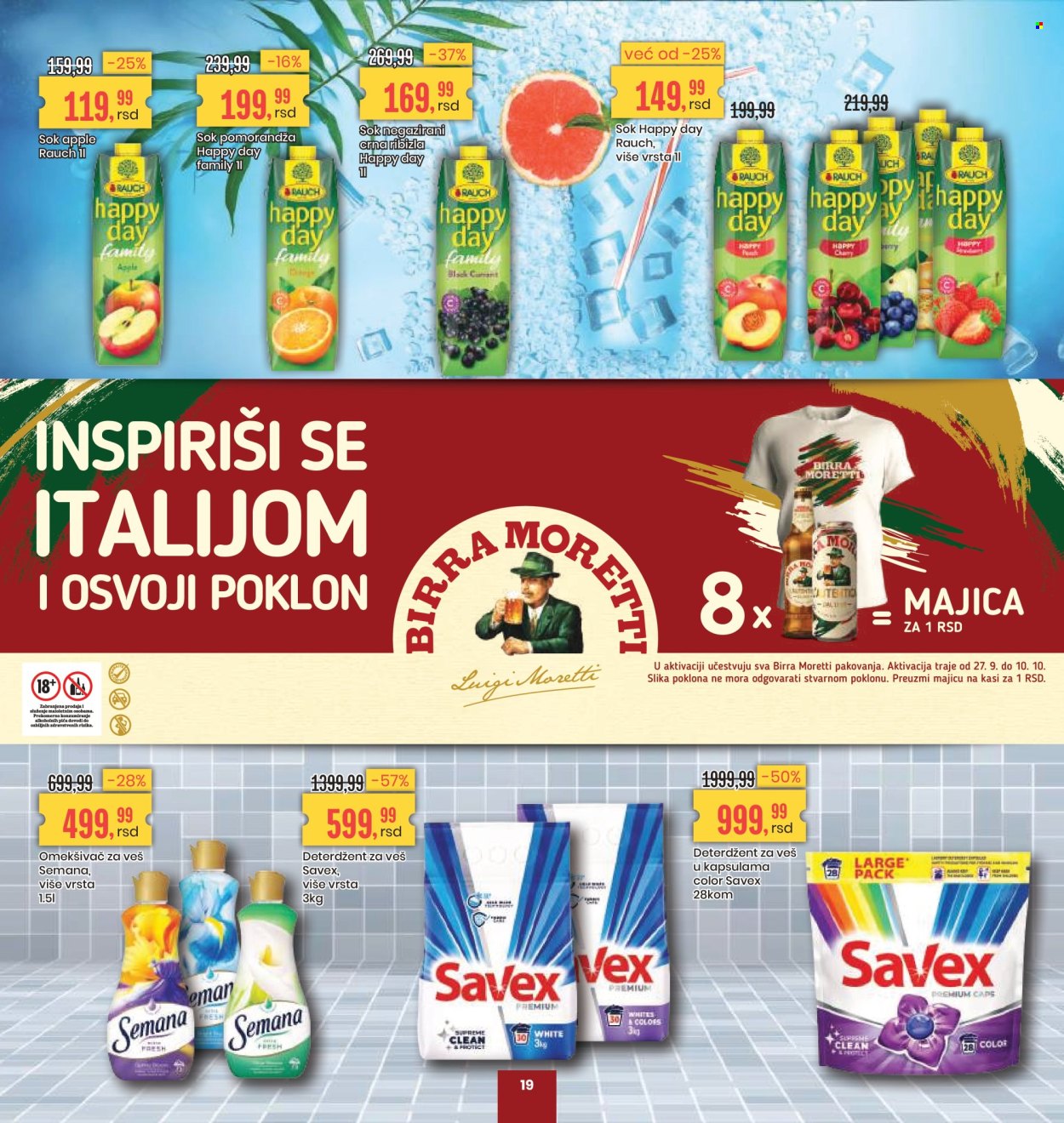 Aroma Market katalog - 27.09.2024 - 10.10.2024. Stranica 19