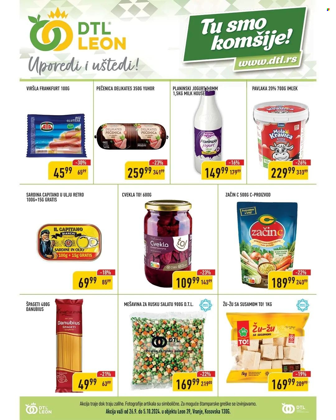 Leon Diskont katalog - 26.09.2024 - 05.10.2024. Stranica 1