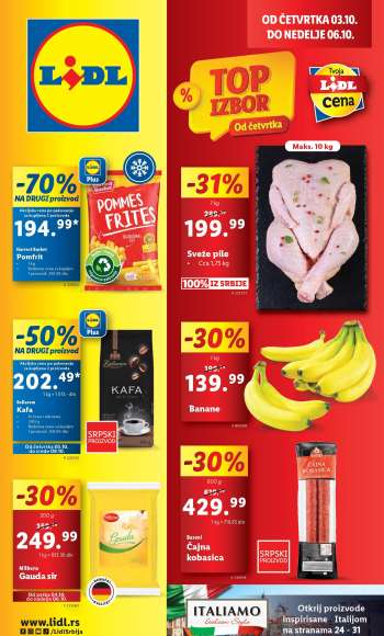 Lidl katalog - 03.10.2024 - 09.10.2024.