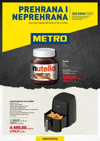 Metro katalog - 03.10.2024 - 16.10.2024.