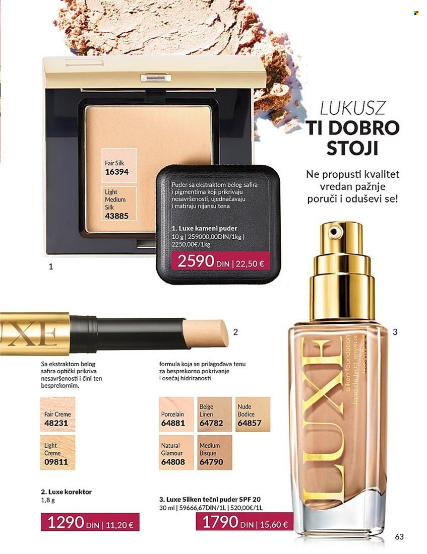 Avon katalog - 01.10.2024 - 31.10.2024. Stranica 63