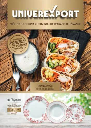 Univerexport katalog - 03.10.2024 - 31.10.2024.