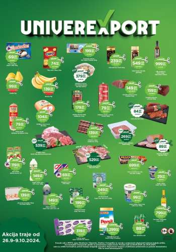 Univerexport katalog - 26.09.2024 - 09.10.2024.