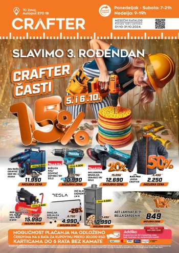 Crafter katalog - 01.10.2024 - 31.10.2024.