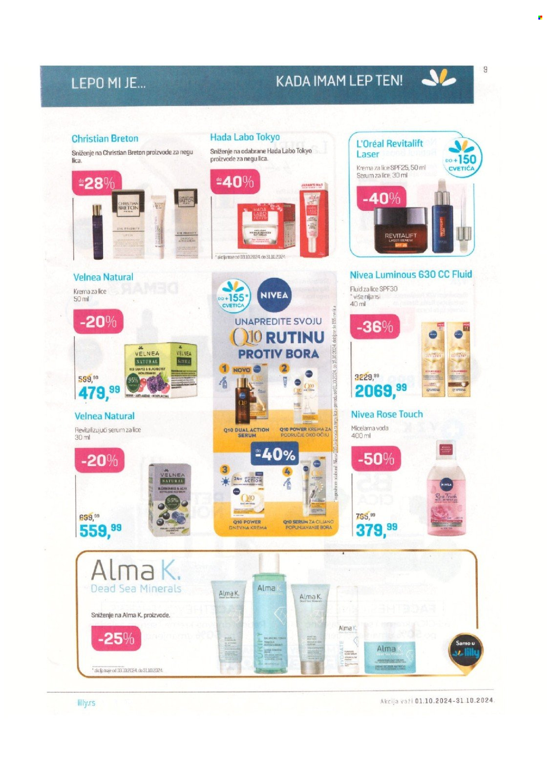 Lilly Drogerie katalog - 01.10.2024 - 31.10.2024. Stranica 9