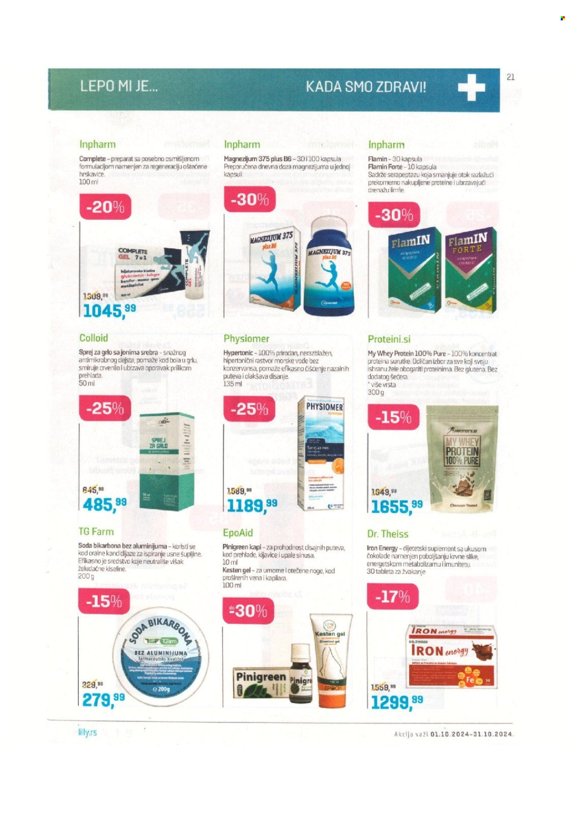Lilly Drogerie katalog - 01.10.2024 - 31.10.2024. Stranica 21