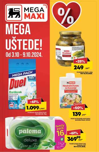Mega Maxi katalog - 03.10.2024 - 09.10.2024.