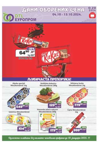 Europrom katalog - 04.10.2024 - 13.10.2024.