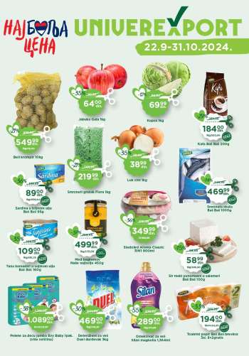 Univerexport katalog - 22.09.2024 - 31.10.2024.
