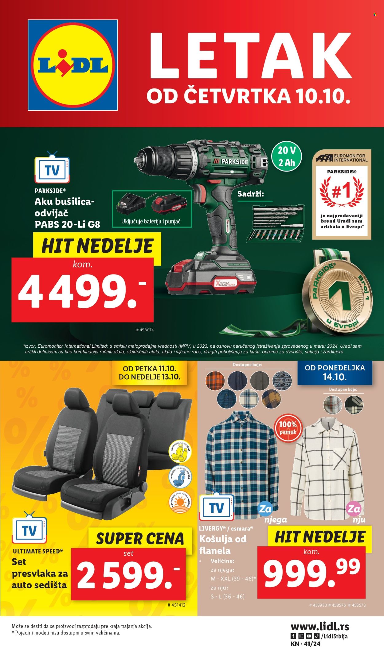 Lidl katalog - 10.10.2024 - 16.10.2024. Stranica 1