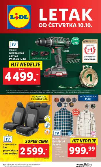 Lidl katalog - 10.10.2024 - 16.10.2024.