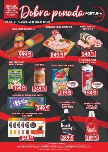 Fortuna Market katalog - 01.10.2024 - 31.10.2024.