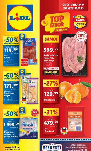 Lidl katalog - 17.10.2024 - 23.10.2024.