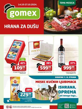 Gomex katalog - 14.10.2024 - 27.10.2024.