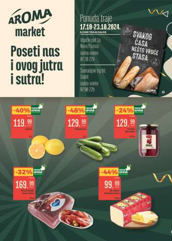 Aroma Market katalog - 17.10.2024 - 23.10.2024.