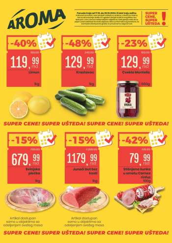 Aroma Market katalog - 17.10.2024 - 20.10.2024.