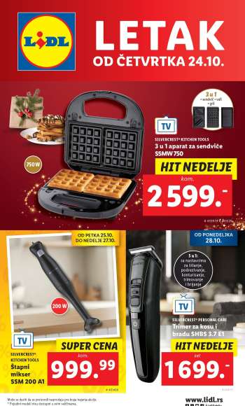 Lidl katalog - 24.10.2024 - 30.10.2024.