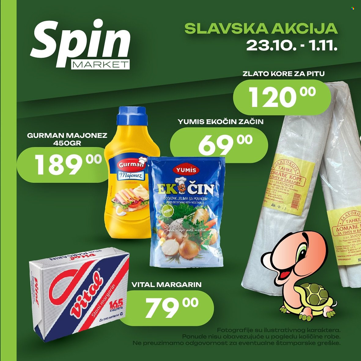 Spin Market katalog - 23.10.2024 - 01.11.2024. Stranica 1